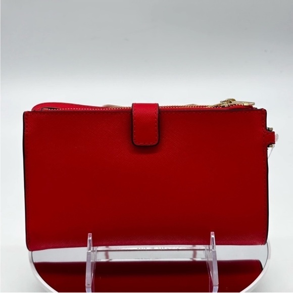 Michael Kors Large Double Zip Wallet
Wristlet Red/Gold - Picture 4 of 9